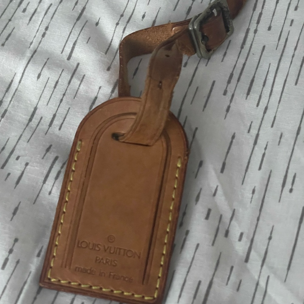 Louis Vuitton Vachetta Leather Luggage Tag